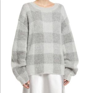 Vince Plaid Crewneck